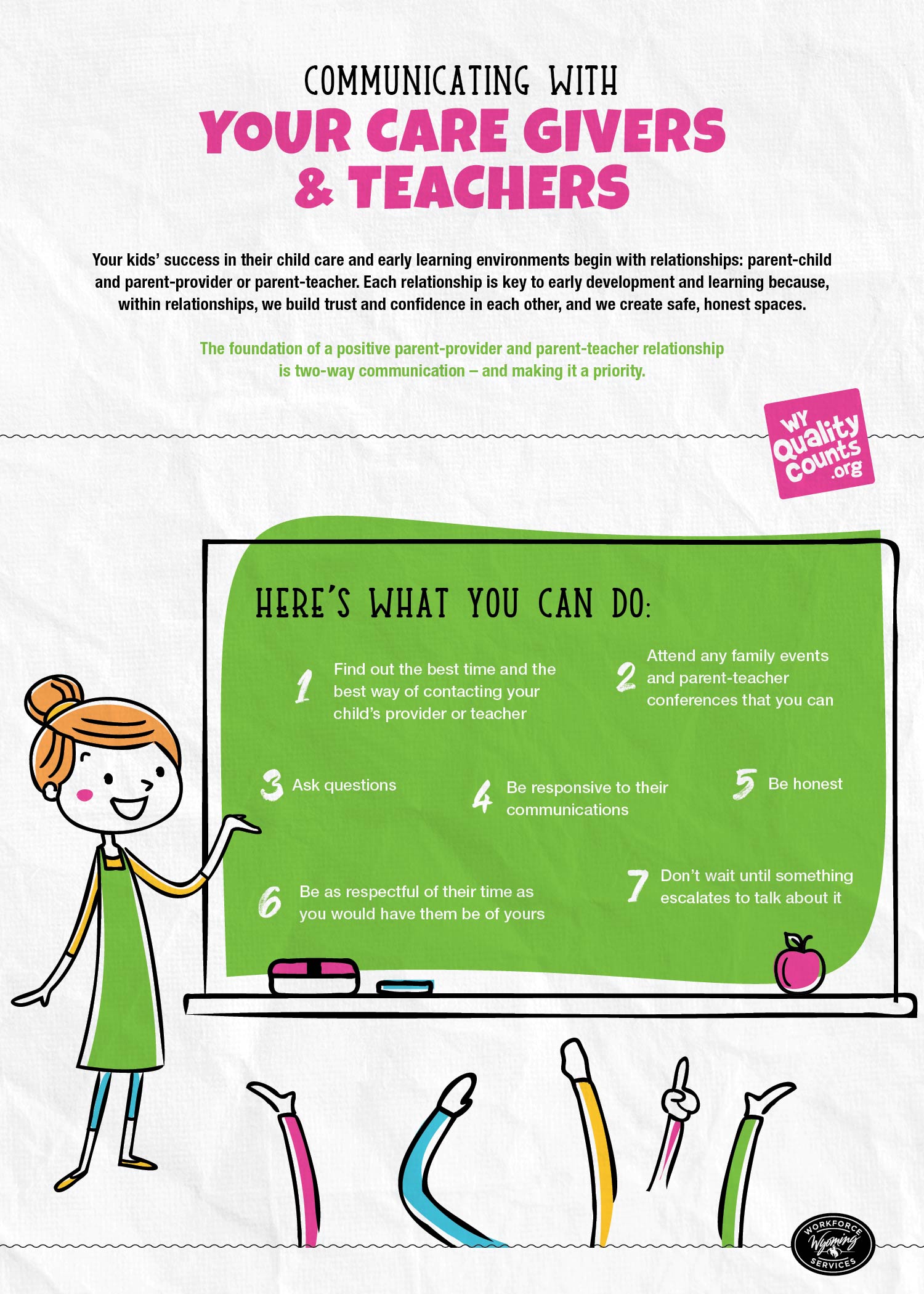 communicating with your childs teacher infographic tips